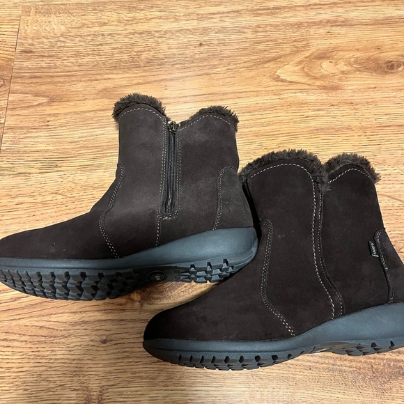 New Sporto Brown Leather Suede Boots sz 7M - Picture 2 of 2